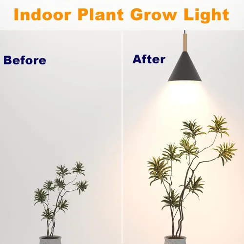 Miniatura 9 de Luces colgantes de cultivo para plantas de interior, lámpara de plantas de espectro completo de 20 W con temporizador, altura ajustable, luz