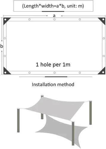 Miniatura 8 de Tela reflectante de papel de aluminio plateado, 90% resistente a los rayos UV, transpirable, aislamiento de calor, toldo para balcón, habitación