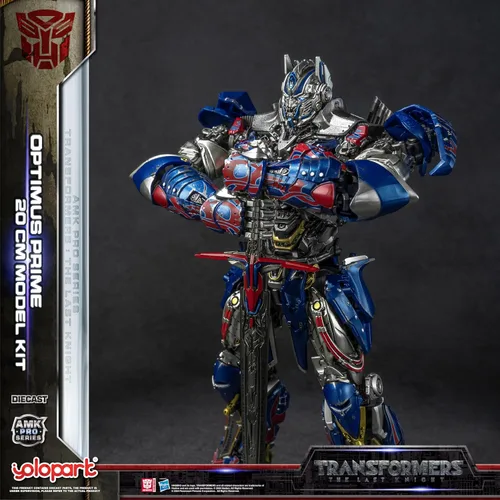 Miniatura 4 de YOLOPARK Transformers: El último caballero Optimus Prime con armamento mejorado, figura de acción Transformers de 7.87 pulgadas altamente articulada