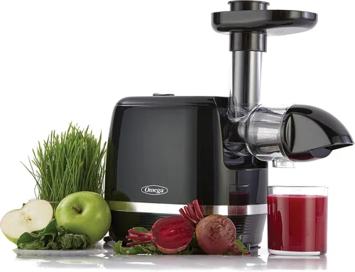 Omega H3000D Prensa en frío 365 Exprimidor Extractor de masticación lenta crea deliciosos frutas vegetales y de hoja verde de humilito y conserva el