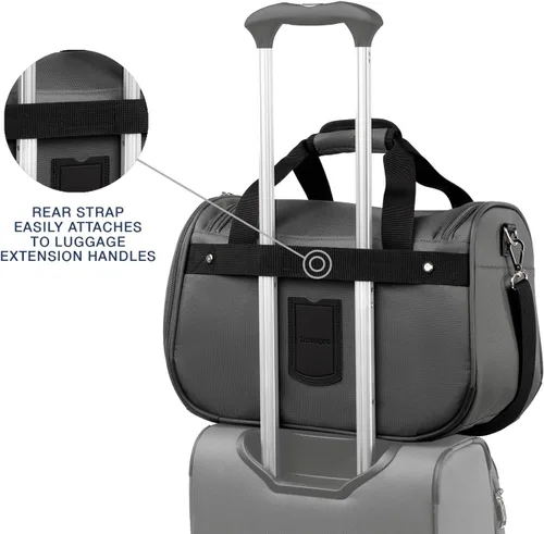 Miniatura 306 de Travelpro Maxlite 5 - Juego de 2 piezas de equipaje de mano de tela, expandibles con 4 ruedas giratorias, bolso blando para debajo del asiento, Negro