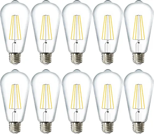 Miniatura 9 de ST64 - Ampolleta LED de filamento, 8,5 W, multicolor y multitamaño 2/10