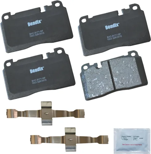 Miniatura 61 de Pastillas de freno delanteras cerámicas Bendix Priority1 CFC2302 para Hyundai Elantra 2021, Sonata 2022-2020, Kia K5 2023-2021