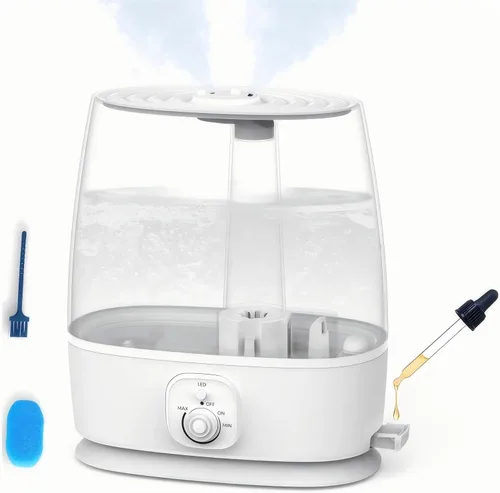 Miniatura 7 de Humidificador de 6 L para el dormitorio del hogar, perfecto para habitaciones grandes de 500 pies cuadrados, tiempo de funcionamiento de 60 horas