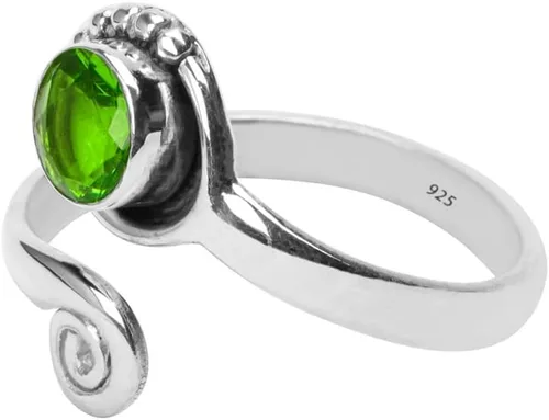 Miniatura 81 de Gemstone Stone Toe Ring 925 Sterling Silver Feet Body Jewellery Handame Toe Ring Gemstone Adjustable Toering For Girls Women Gift Jewellery
