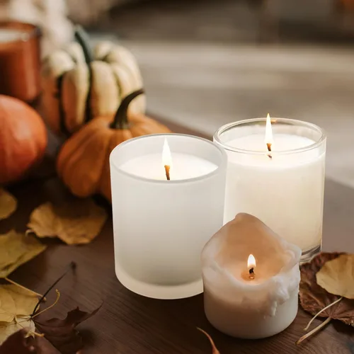 Miniatura 6 de SHOWIN Tarros Gruesos para Velas para Hacer Velas 20 Pcs, 7 OZ Tarros Vacíos con Tapas de Madera para Hacer Velas, Recipiente de Muestra