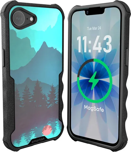 Miniatura 28 de Smartish Funda para iPhone 12 Pro Max Armor - Gripzilla [resistente + protectora] Funda de agarre delgada y resistente - Black Tie Affair
