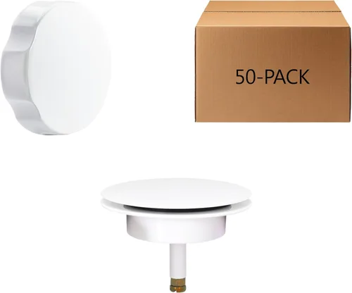 Miniatura 22 de Westbrass D50TE-12A - Moldura de repuesto estándar de 1-1/2 pulgadas para ensamblajes de desagüe de baño de accionamiento por cable, bronce antiguo