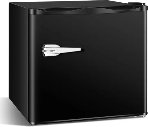 Antarctic Star Mini congelador vertical -1.2 pies cúbicos Congelador compacto con estantes extraíbles y termostato ajustable, para el hogar, la