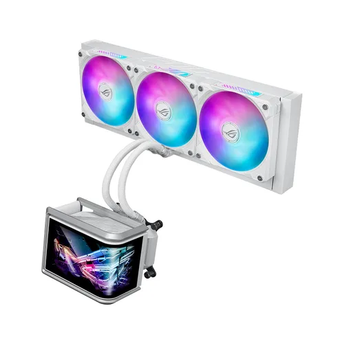 Miniatura 11 de ASUS ROG RYUO IV 360 ARGB con pantalla AMOLED curvada móvil de 6.67 pulgadas que admite video de efecto 3D o estadísticas de sistema