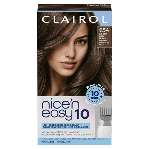 Miniatura 12 de Clairol Nice'N Easy 10 - Tinte permanente para el cabello, color rubio 10 más claro, cobertura del 100 % de las canas, color de cobertura completa