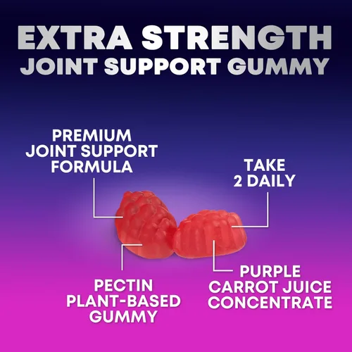 Miniatura 5 de Suplemento de apoyo articular – Gomitas de glucosamina extra fuerte que apoya la salud de las articulaciones y la flexibilidad para la espalda