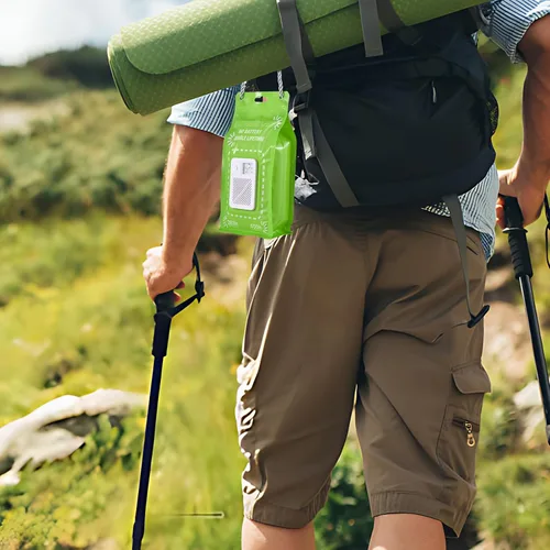 Miniatura 8 de Lámpara de emergencia con luz de sal de agua, linterna LED alimentada por sal, 50 lúmenes LED linterna de camping para cortes de energía Pesca