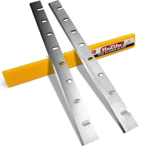 Cuchillos de cepilladora de 12-1/2 pulgadas para DeWalt DW733 Cepilladora DW7332 Piezas de repuesto para cepilladora gruesa, HSS 12-1/2 "x 1-1/16" x
