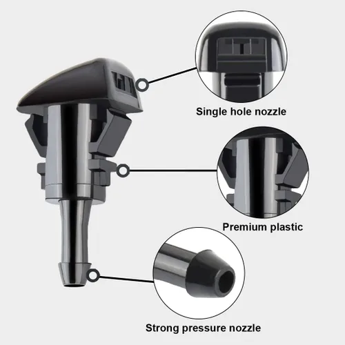 Miniatura 3 de Kit de boquillas para limpiaparabrisas delantero 42 en 1 compatible con Chrysler Dodge Jeep Ram reemplaza al OEM # 4805742AB, 5116079AA
