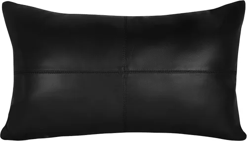 Miniatura 26 de Funda de almohada rectangular de piel de cordero – Funda de cojín para sofá – Fundas decorativas para sala de estar y dormitorio, caja negra