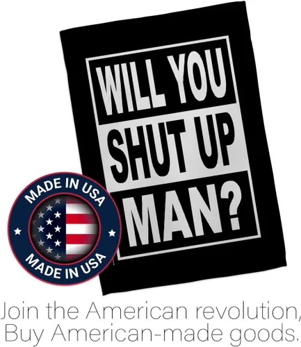 Miniatura 5 de Will You Shut Up Garden House Flag - Set Patriotic Vote President Democrat Republican Tea Party United State American Election - Decoration Banner