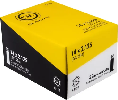 Miniatura 47 de Sunlite Tubos de válvula Schrader Standad, varios tamaños Negro