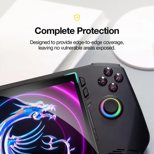 Miniatura 4 de magglass Protector de pantalla para MSI Claw A1M, protector de pantalla de vidrio templado UHD (consola de juegos portátil) (HD)