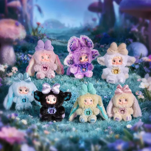 Miniatura 2 de POP JOY Nommi - Caja ciega de peluche V6 de felpa con 3 expresiones, adorable y misterioso, juguetes de peluche para niños y coleccionistas, figura