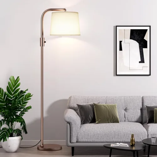 Miniatura 18 de Ambimall Lámpara de pie totalmente regulable - Lámparas de pie de 9W con bombilla LED incluida, lámparas de pie para sala de estar con cabezal R