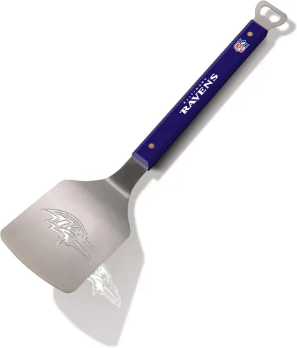 Miniatura 19 de YouTheFan NFL Sportula (espátula) de acero inoxidable de 18 pulgadas con abrebotellas