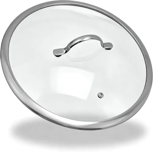 Miniatura 21 de Tapa de vidrio templado de 6 pulgadas, repuesto universal para olla y sartén para cocina en casa, cubierta de utensilios de cocina apta