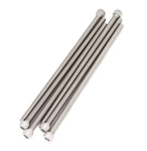 Miniatura 9 de Tornillos hexagonales extra largos de acero inoxidable 304 M3 x 4.331 in - 0.020 in de paso