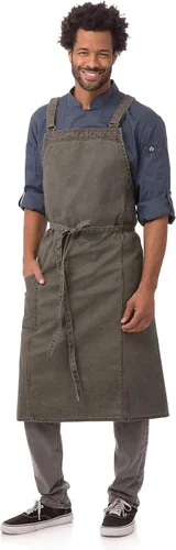 Miniatura 6 de Chef Works Denver Chefs - Delantal con espalda cruzada para hombre