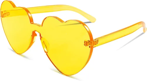 Miniatura 3 de FEISEDY Gafas de sol sin montura en forma de corazón para mujer gafas de amor a la moda B2419