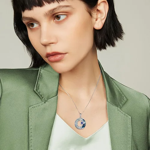 Miniatura 2 de TOUPOP Regalo del día de la madre para mamá, collar de flamenco para mujer, plata de ley 925, colgante de flamenco, regalo de flamenco para ella