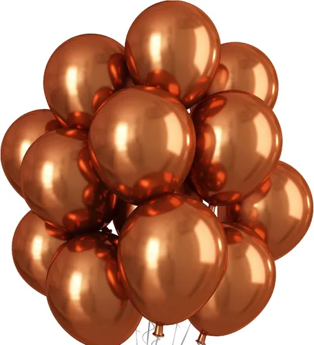 Miniatura 26 de Globos cromados verdes, 50 unidades de 10 pulgadas, globos metálicos de doble capa de color verde claro brillantes y gruesos, globos de látex
