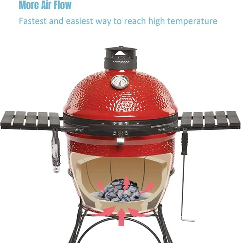 Miniatura 5 de Rejilla de carbón de acero inoxidable de alto calor de 10.25 pulgadas, para parrilla Kamado, rejilla de fuego clásica y otras piezas de parrilla