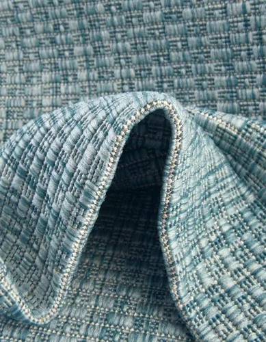 Miniatura 7 de Unique Loom Collection - Alfombra de transición casual, sólida, con tonos moteados para interiores/exteriores, de tejido plano