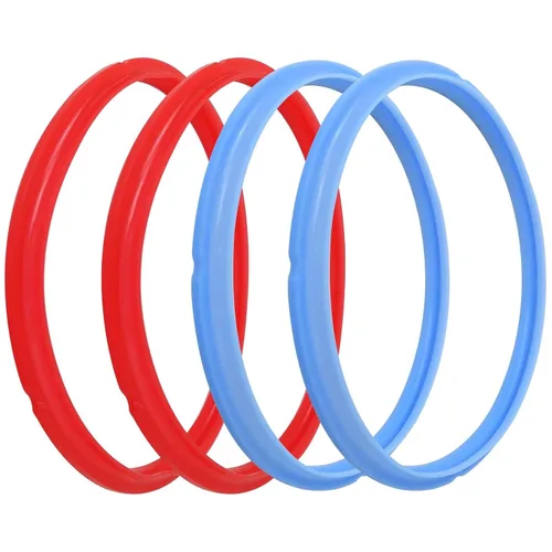 Miniatura 10 de 4 anillos de silicona de repuesto para juntas de 5 y 6 cuartos de galón, piezas de accesorios, transparentes (actualizados)