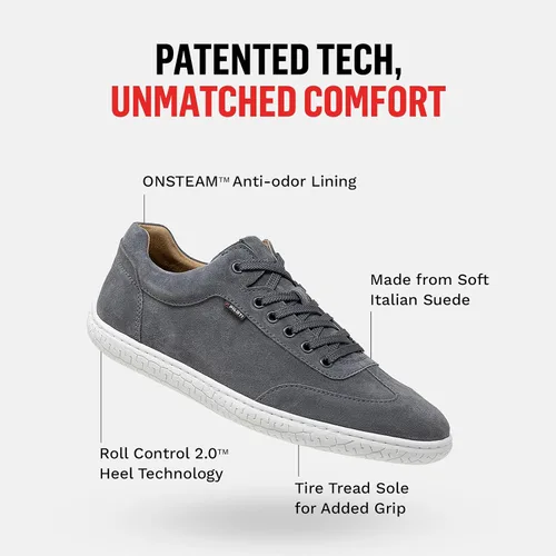 Miniatura 4 de Piloti Zapatos de conducción para hombre, zapatos deportivos de gamuza italiana Shift para hombre