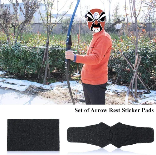 Miniatura 6 de Yosoo Health Gear Cinta de fieltro de descanso, fieltro de repuesto para reposo, adhesivo de descanso, almohadilla antideslizante para arco, fieltro