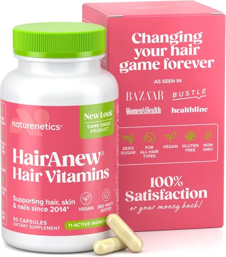 Vitaminas para el crecimiento del cabello con biotina, probado, para cabello, piel y uñas, mujeres y hombres, aborda deficiencias de vitamina que