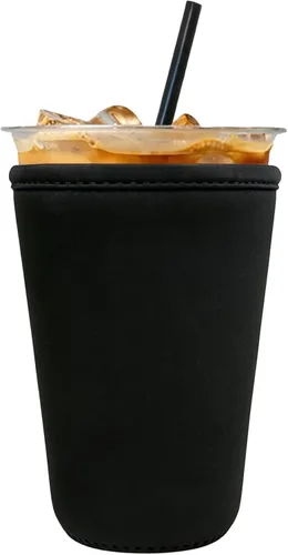 Miniatura 70 de Fundas de neopreno reutilizables aisladas para café helado, fundas para tazas de café helado, fundas para bebidas heladas y calientes