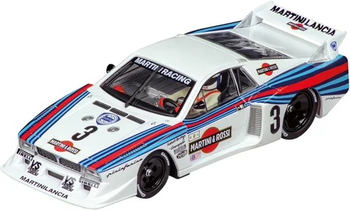 Carrera 27734 Lancia Beta Montecarlo Turbo Martini Racing No.8 1981 Escala 1:32 Ranura analógica Coche Carreras Vehículo Evolución Slot Car Race