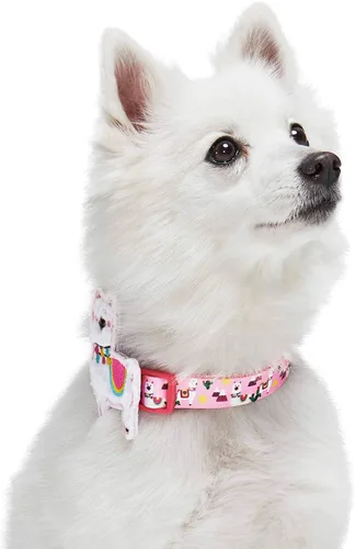 Miniatura 2 de Blueberry Pet 10+ Patrones Zoo Fun Collar de perro Llamas felices