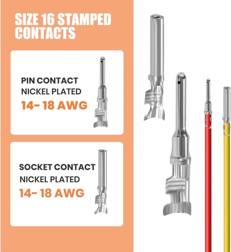 Miniatura 5 de Kit de conectores DT de 240 piezas, 18 piezas, herramienta de crimpado de cables para conectores Deutsch, herramienta de extracción de terminales