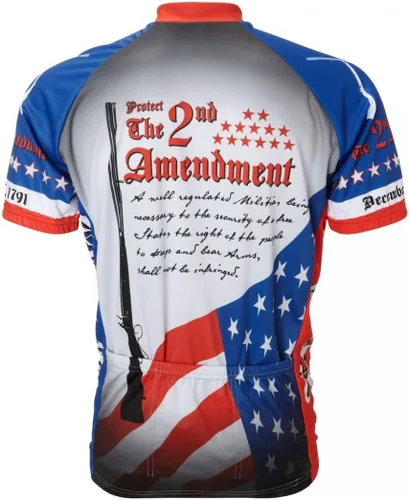 Miniatura 2 de World Jerseys Camiseta de ciclismo para hombre 2nd Enmienda