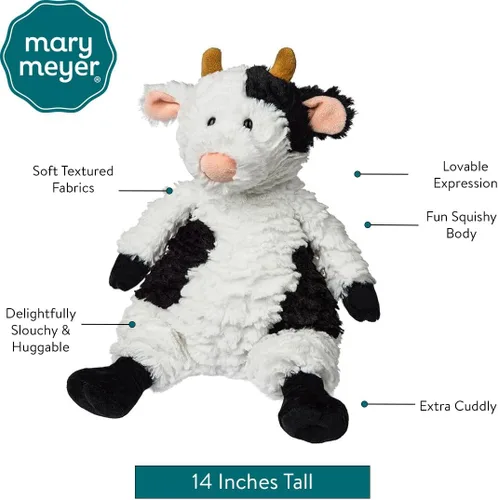 Miniatura 2 de Mary Meyer - Peluche de animal de peluche Snuggables, juguete suave, 35.6 cm, vaca