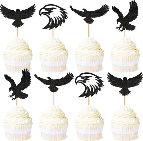 Miniatura 13 de Ercadio Paquete de 32 adornos para cupcakes de conejo, selecciones de cupcakes de animales salvajes, decoraciones de cumpleaños para baby shower