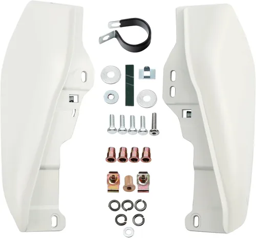Miniatura 17 de HR3 Deflectores de aire ámbar whisky de marco medio, protector térmico Compatible con Street Glide FLHX 2014 Road Glide FLTRX 2016 Adecuado