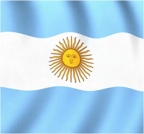 Miniatura 5 de senya Botella de agua de acero inoxidable con aislamiento al vacío de doble pared, bandera argentina, a prueba de fugas, cafetera deportiva termo