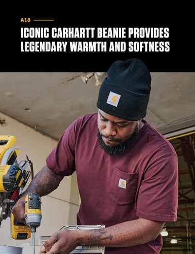 Miniatura 3 de Carhartt Gorro de punto con puños para hombre