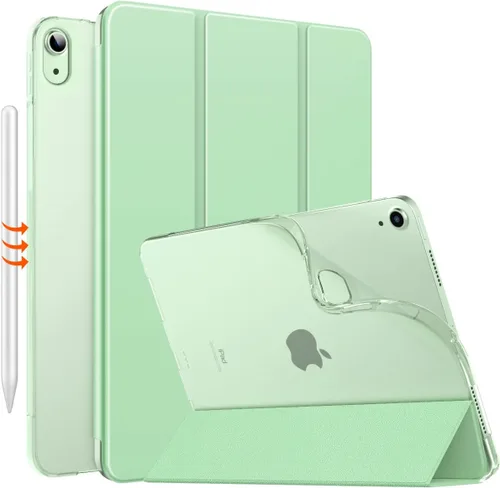 Miniatura 18 de MoKo para iPad Air de 11 pulgadas, funda para iPad Air de 7ª/6ª generación M3/M2 2025/2024, iPad Air de 5ª/4ª generación de 10.9" 2022/2020, Rojo