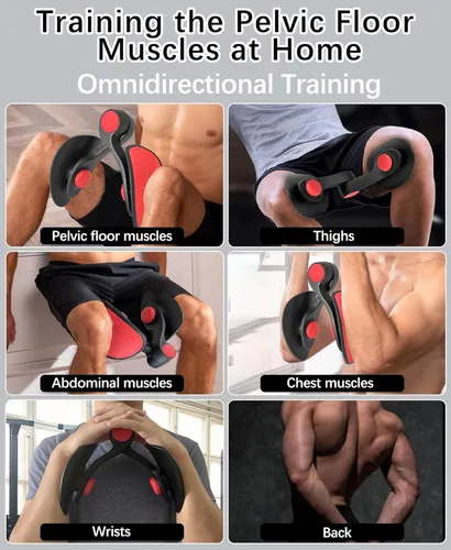 Miniatura 5 de Pelvic Floor Exercise Device with 35-49 lb Resistance, Kegel and Inner Thigh Muscle Trainer, Home Workout Equipment for Postpartum Recovery, Women &